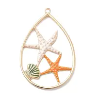 Brass Enamel Big Pendants