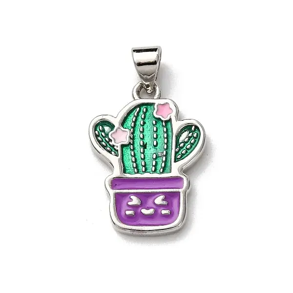 Brass Enamel Pendants