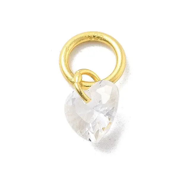 925 Sterling Silver with Cubic Zirconia Charms