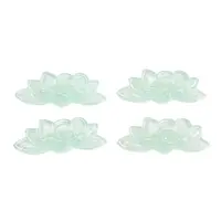 Translucent Resin Flower Connector Charms