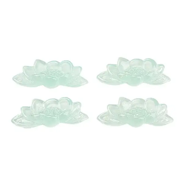 Translucent Resin Flower Connector Charms