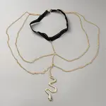 Alloy Snake Charm Tassel Leg Chains