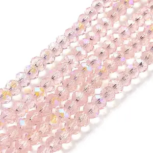 Electroplate Glass Beads Strands