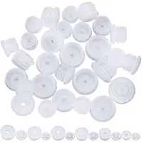 120 Sets 6 Styles Plastic Dustproof Bottle Stoppers