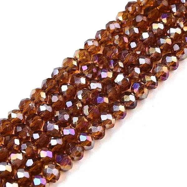 Electroplate Glass Beads Strands