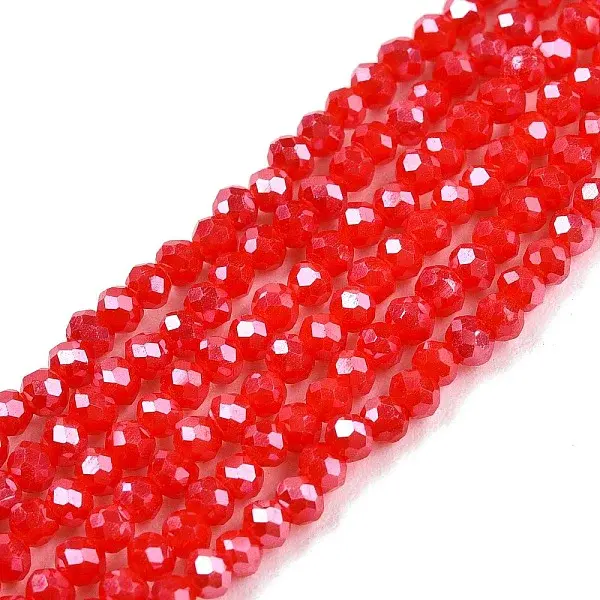 Electroplate Glass Beads Strands
