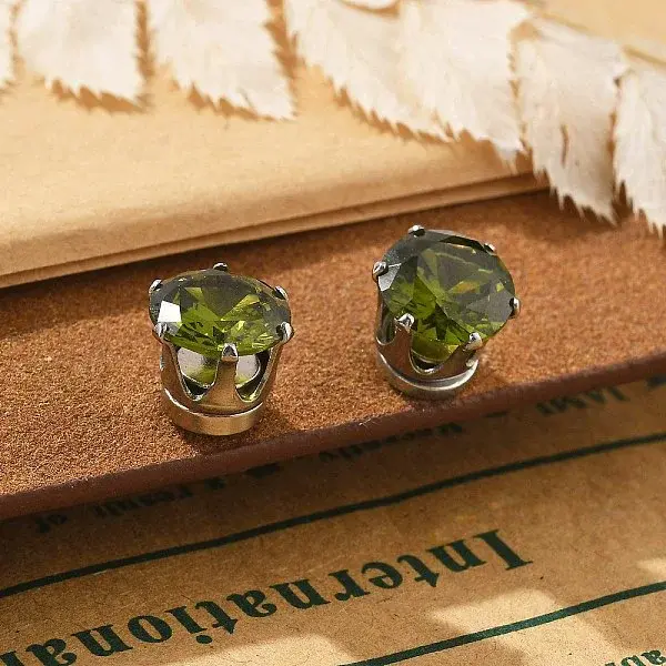 Cubic Zirconia Clip-on Earrings
