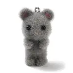 Flocking Resin Pendants