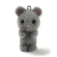 Flocking Resin Pendants