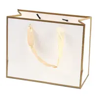 Rectangle Paper Bags with Rope Handles