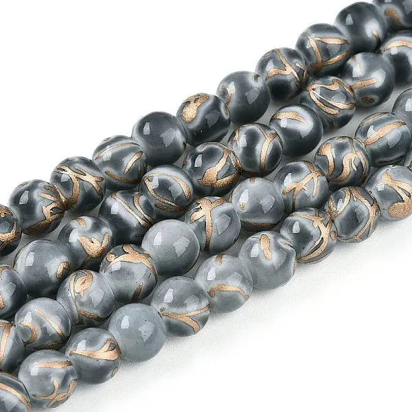 Baking Painted Glass Beads