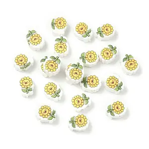 Printed Handmade Polymer Clay Beads