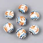 Handmade Porcelain Printed Beads