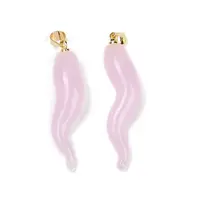 Handmade Lampwork with Brass Pendants