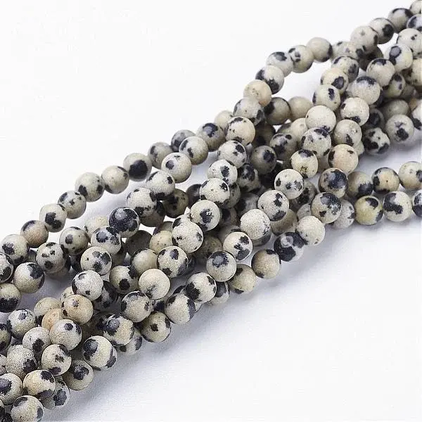 Natural Dalmatian Jasper Beads Strands