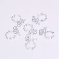 Plastic Clip-on Earring Findings
