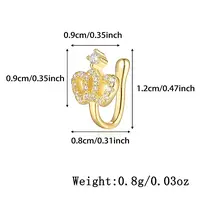 Fashionable S925 Silver Nose Clip with Star