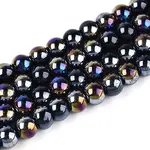 Electroplate Opaque Glass Beads Strands