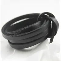 Flat Leather Jewelry Cord