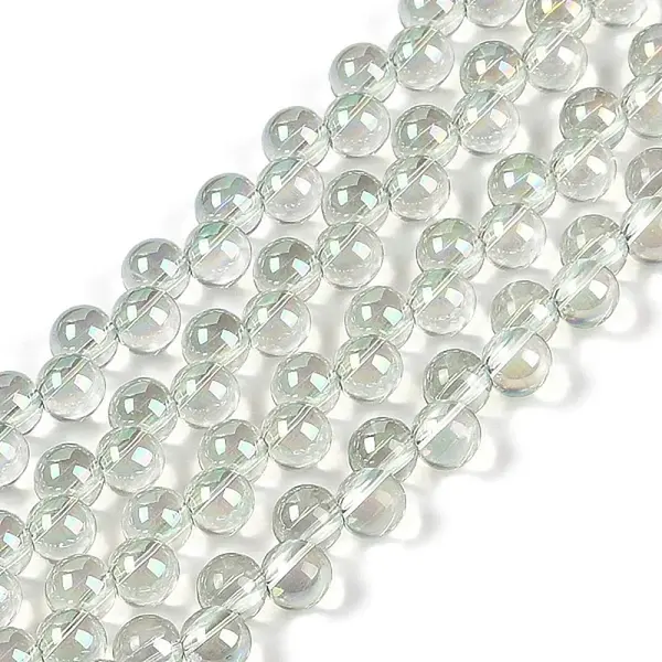 Electroplate Glass Beads Strands