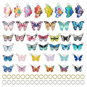 Printed Alloy Enamel Pendants