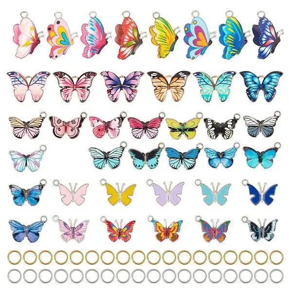 Printed Alloy Enamel Pendants