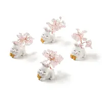 Natural Rose Quartz Tree Display Decorations