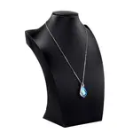 Wood Covered with Leather Necklace Displays