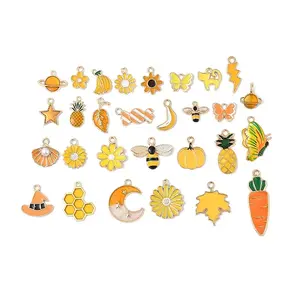 Alloy Enamel Pendants