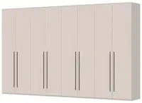 Osmidveřová šatní skříň baptiste - béžová