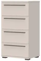 Nízká zásuvková komoda baptiste - béžová