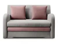 Rozkládací pohovka s úložným prostorem ario - šedá/losos - nube 03,