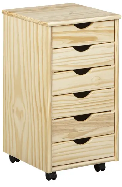 Pojízdný kontejner z masivu izzy - borovice