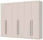 Šestidveřová šatní skříň baptiste - béžová