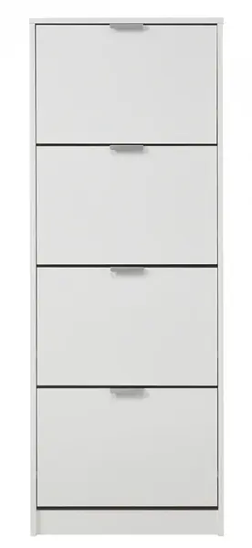 Výklopný botník 4-dvířkový felix - bílá