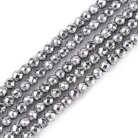 Non-Magnetic Synthetic Hematite Beads Strands