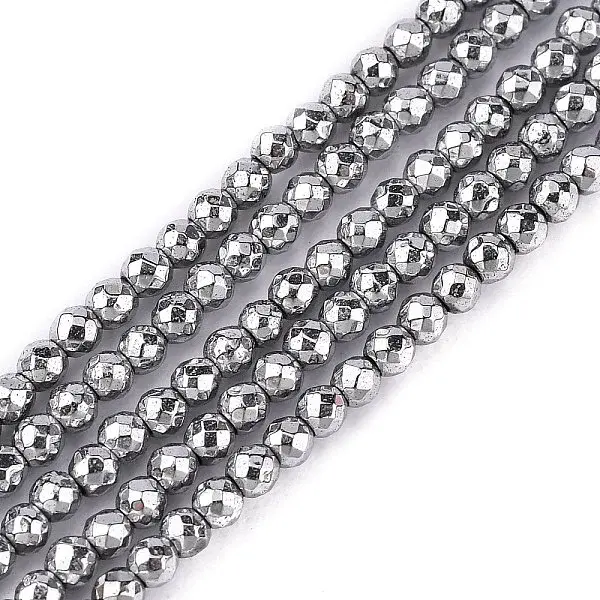Non-Magnetic Synthetic Hematite Beads Strands