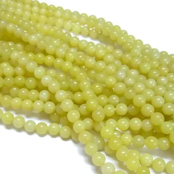 Natural Lemon Jade Beads Strands