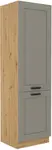 Vysoká skříňka pro vestavnou lednici Luna 60 LO-210 2F Barva korpusu: Dub artisan, Barva dvířek: Dust Grey