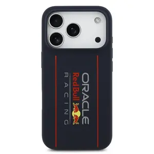 Zadní kryt Red Bull Silicone Vertical Logo MagSafe pro Apple iPhone 17 Pro, navy