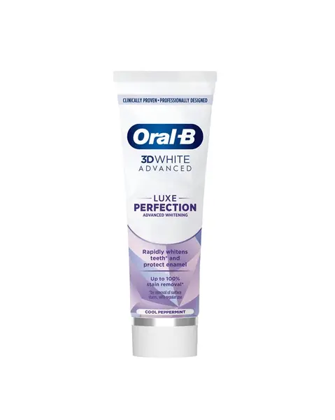 Oral-B 3D White Advanced Luxe Perfection mentolová zubní pasta 75 ml