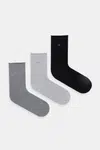 Ponožky Calvin Klein 3-pack šedá barva, 701234368