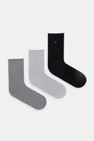 Ponožky Calvin Klein 3-pack šedá barva, 701234368