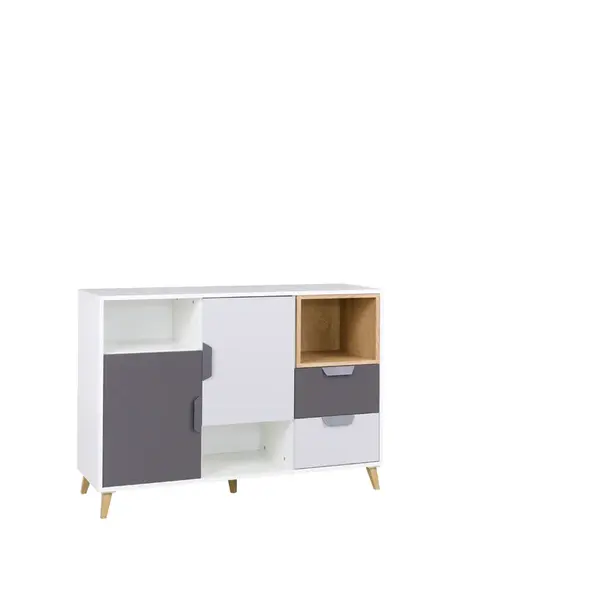 Komoda Joker 7 Barva korpusu: Bílá + grafitová