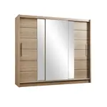 Šatní skříň Lizbona II Barva korpusu: Dub - sonoma, Rozměry: 250 cm