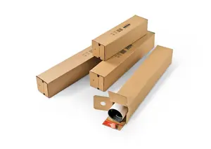 10 ks - Zásielkový tubus B0 z vlnitej lepenky  - 108x108x1008