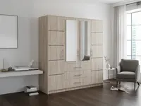 Šatní skříň Bali D4 Sonoma Barva korpusu: Dub - sonoma