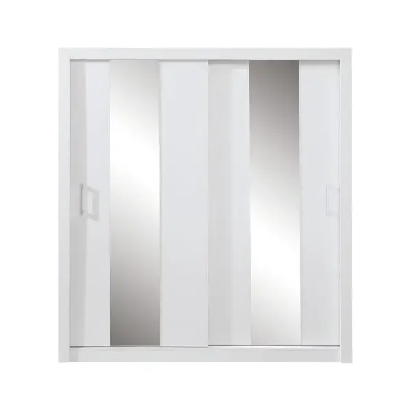 Šatní skříň Duca II 200 Barva korpusu: Bílá, Rozměry: 200 cm