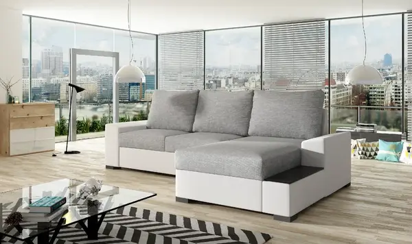 Sedací souprava Negro Provedení: Pravá varianta, látka: Sawana 21/Soft 17