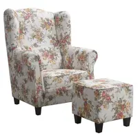 Křeslo As s taburetem Sandiano 2111 Provedení: Křeslo + taburet, Nožičky: Přírodní dub, látka: WM-62